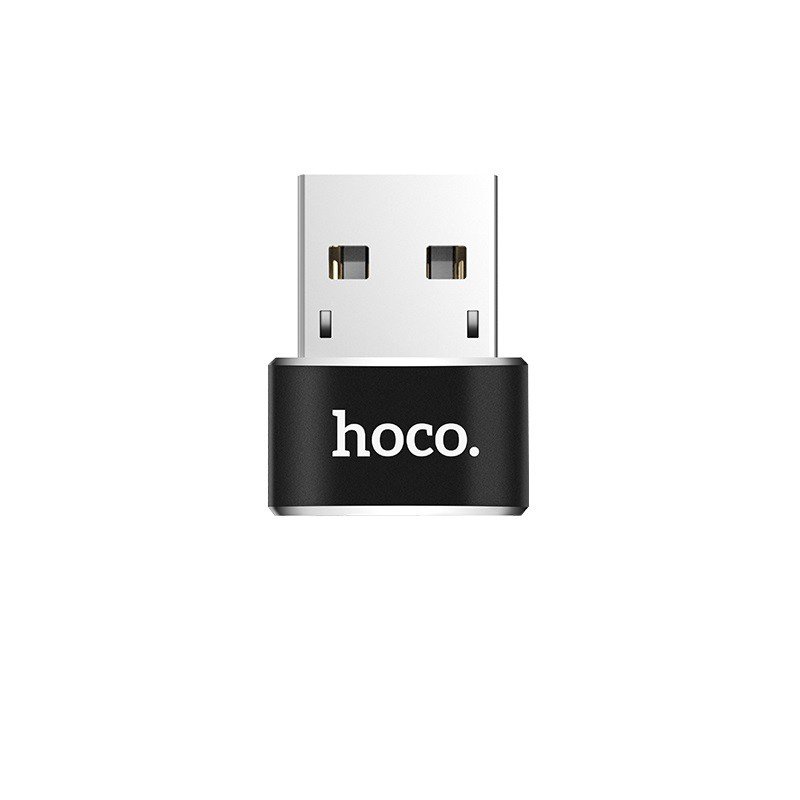 Переходник (адаптер) Hoco UA6 USB-Type-C, черный