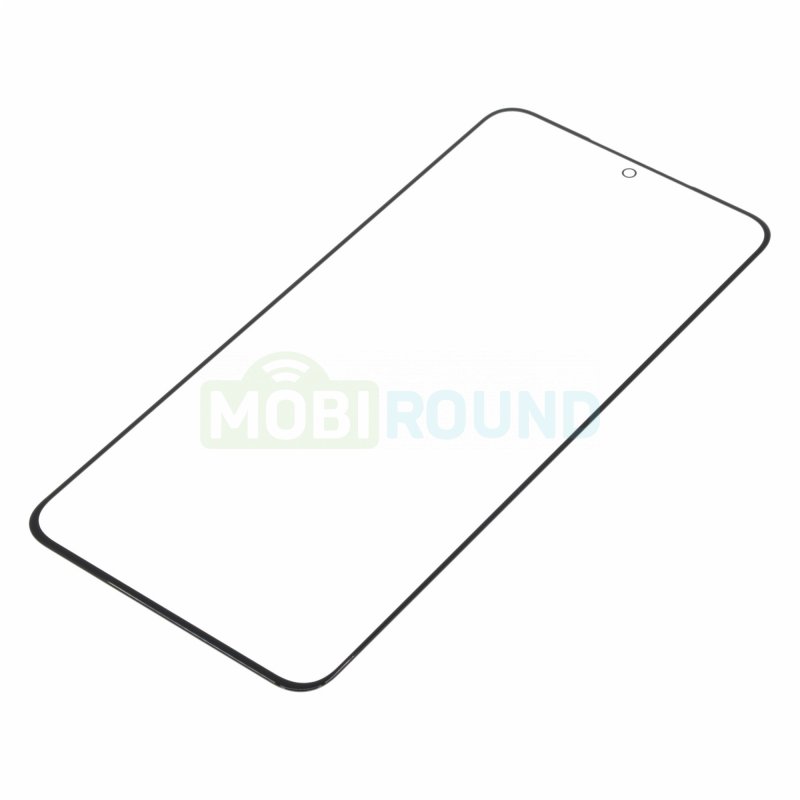 Стекло модуля для Samsung G996 Galaxy S21+, черный, AAA
