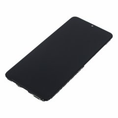 Дисплей для Samsung A125 Galaxy A12(в сборе с тачскрином) в рамке (черный, premium)
