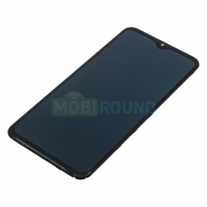 Дисплей для Samsung A205 Galaxy A20 (в сборе с тачскрином) в рамке, черный, AAA