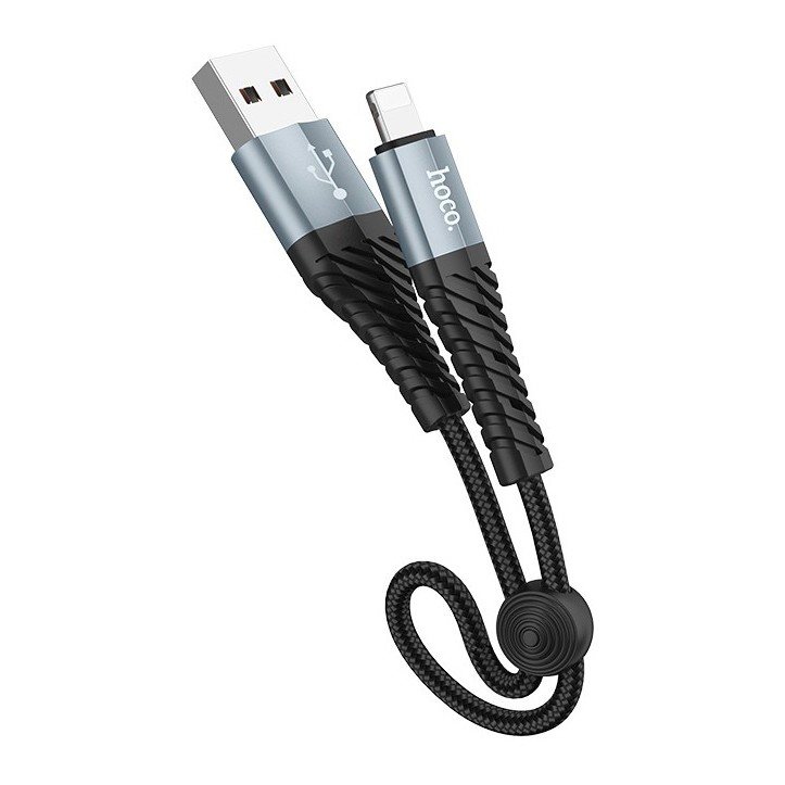 Дата-кабель Hoco X38 USB-Lightning, 0.25 м, черный