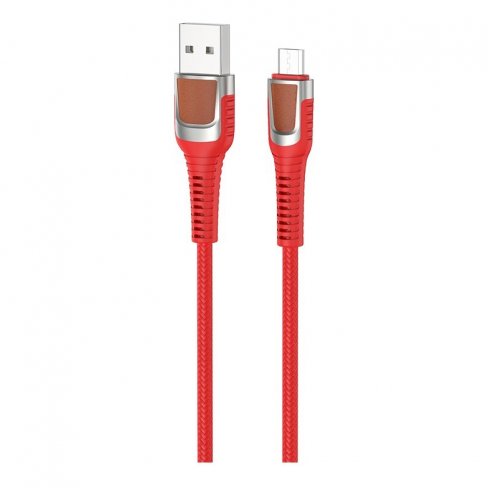 Дата-кабель Hoco U81 USB-MicroUSB, 1.2 м (красный)