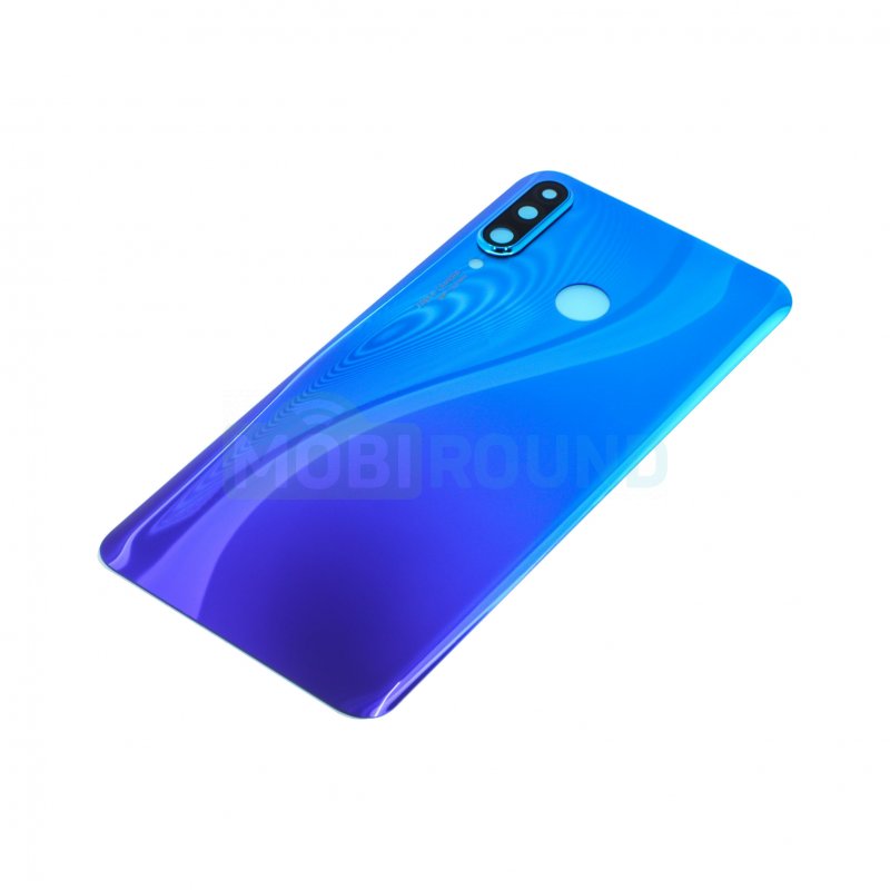 Задняя крышка для Huawei Honor 20S 4G (MAR-LX1H) Honor 20 Lite 4G (MAR-LX1H) P30 Lite 4G (MAR-LX1M/MAR-AL00) (48 MP) синий, AAA