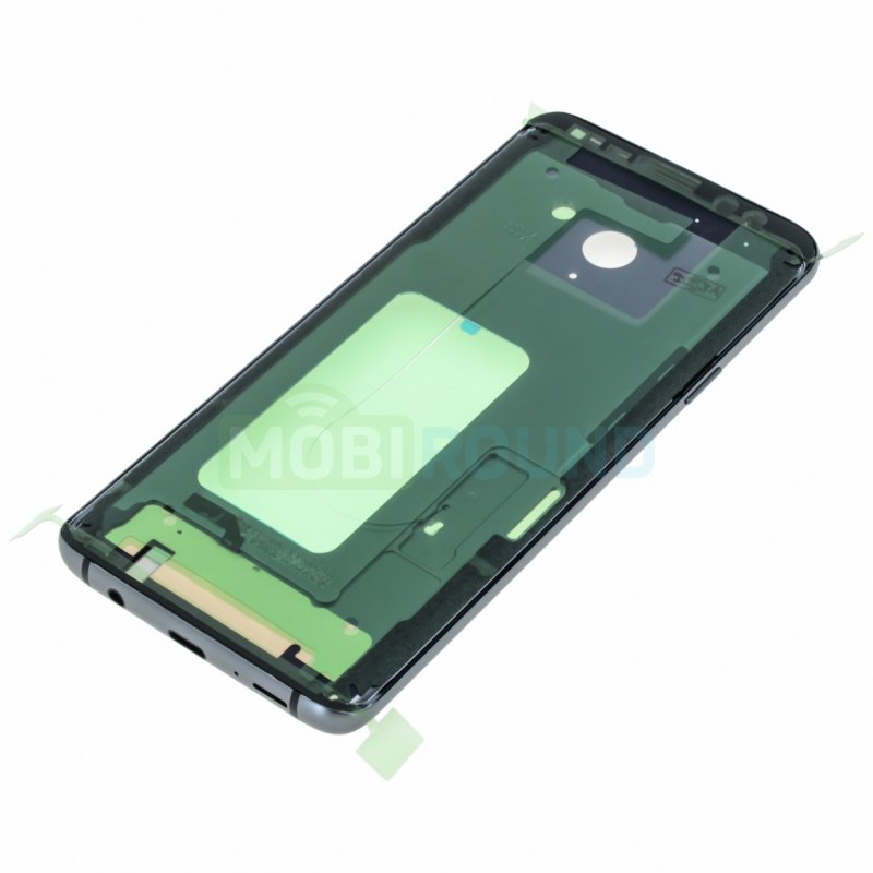 Рамка дисплея для Samsung G965 Galaxy S9+ (в сборе) серый