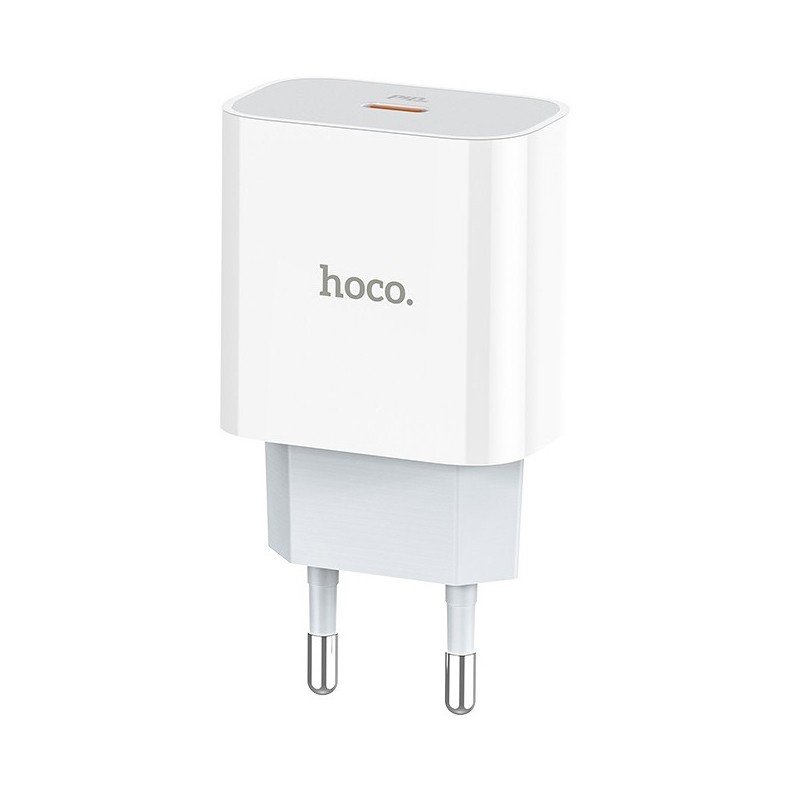 Сетевое зарядное устройство (СЗУ) Hoco C76A Plus (Type-C) 20 Вт/3 А, белый