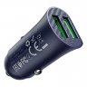Автомобильное зарядное устройство (АЗУ) Hoco Z39 QC 3.0 (2 USB), 3 А