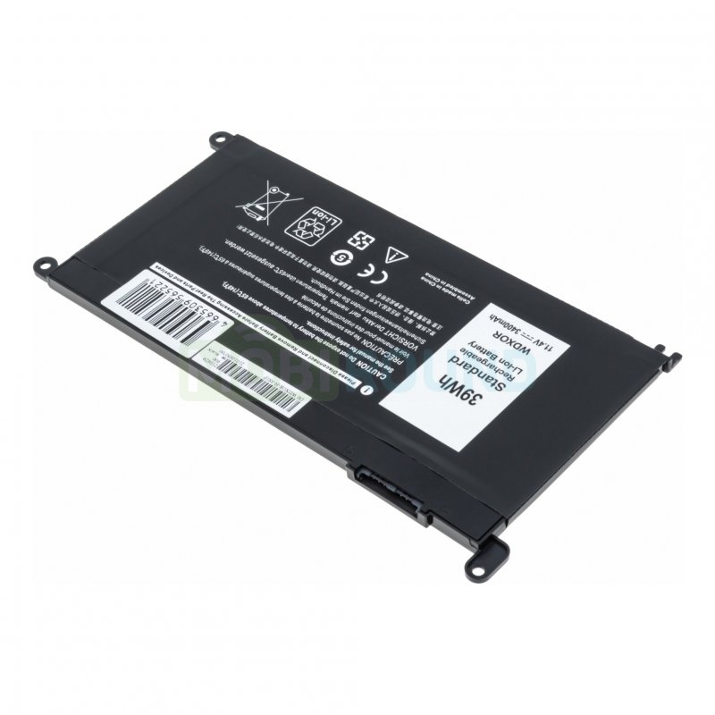 Аккумулятор для ноутбука Dell Inspiron 5000 / Inspiron 7000 / Inspiron 5368 и др. (WDX0R) 11.4 В, 3400 мАч