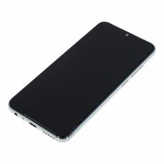 Дисплей для Xiaomi Redmi Note 8T (в сборе с тачскрином) в рамке (серебро, premium)