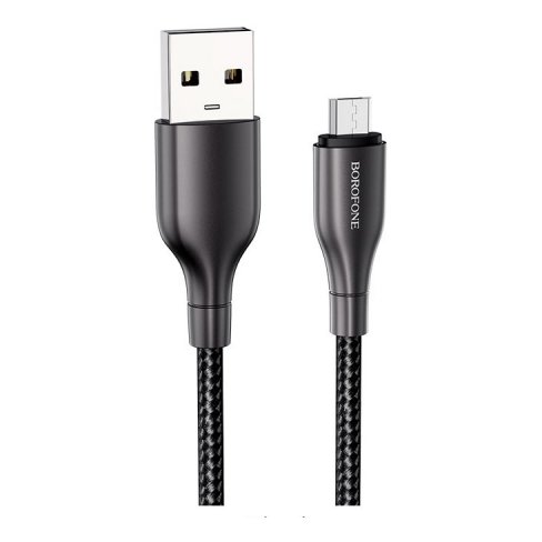 Дата-кабель Borofone BX54 USB-MicroUSB, 1 м (черный)