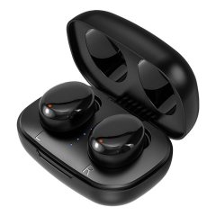 Наушники беспроводные Borofone BE35 (с боксом для зарядки) (Bluetooth) (черный)