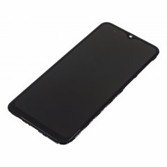 Дисплей для Samsung M315 Galaxy M31 (в сборе с тачскрином) в рамке (черный, premium)