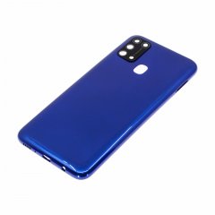 Задняя крышка для Samsung M315 Galaxy M31 (синий, аналог AAA)