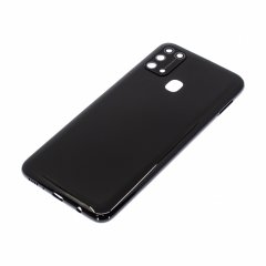 Задняя крышка для Samsung M315 Galaxy M31 (черный, аналог AAA)