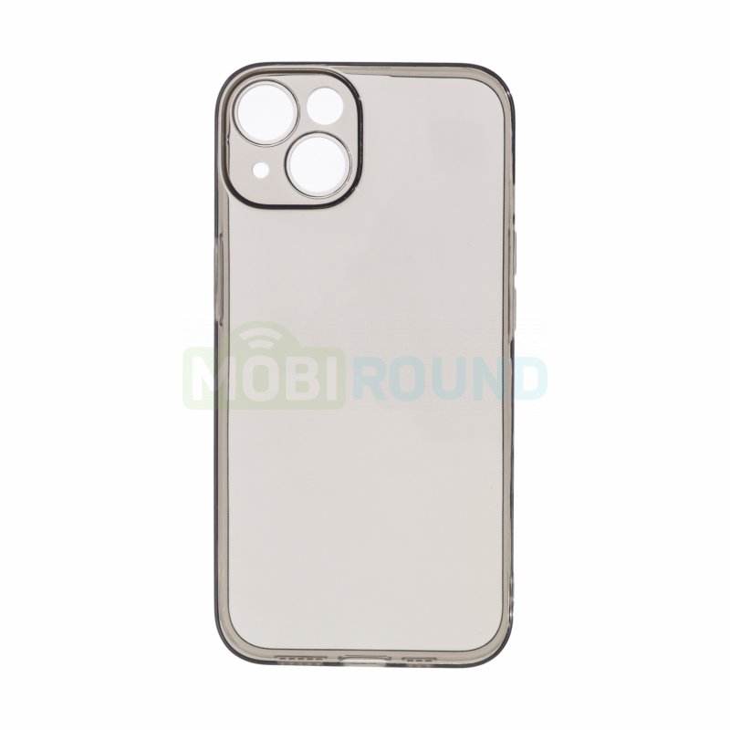 Силиконовый чехол Ultra Slim для Apple iPhone 14, черный