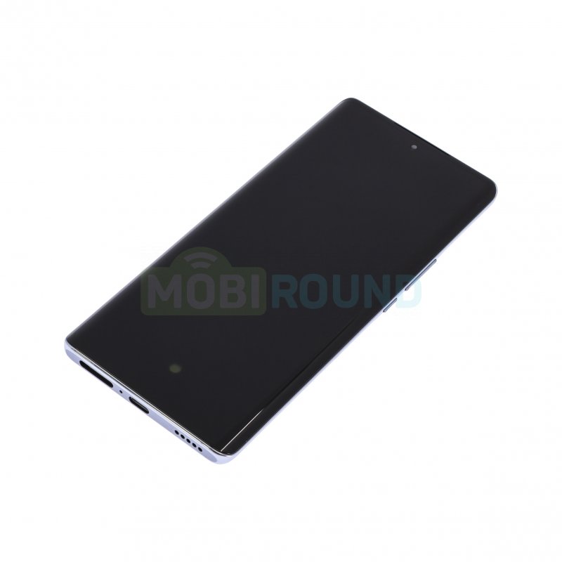 Дисплей для Honor X9a 5G / X40 / Magic5 Lite 5G (в сборе с тачскрином) в рамке, голубой, AAA