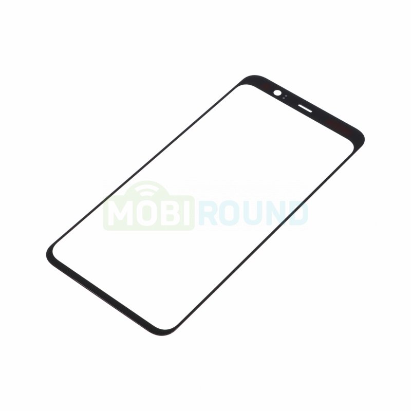 Стекло модуля + OCA для Google Pixel 4 XL, черный, AAA