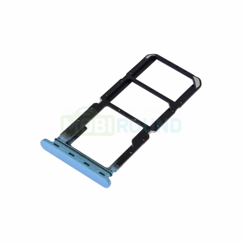 Держатель сим карты (SIM) для OPPO A77, синий