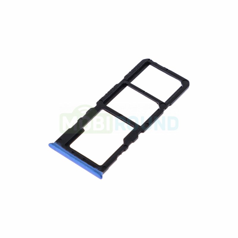 Держатель сим карты (SIM) для OPPO A9 (2020) 4G, синий