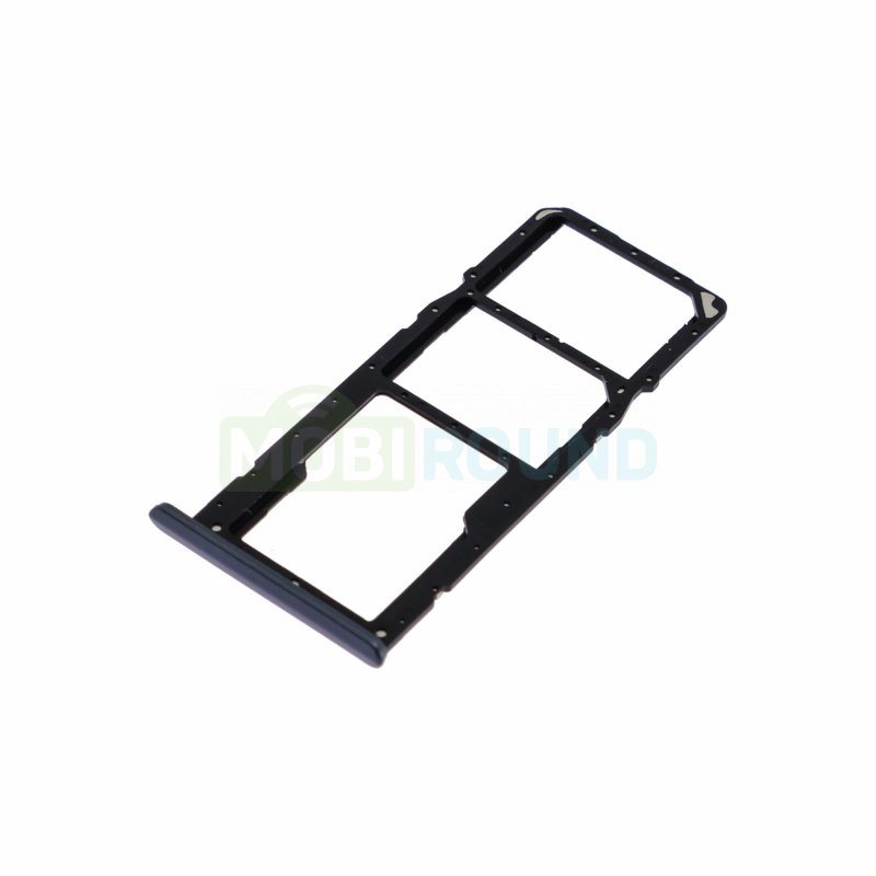 Держатель сим карты (SIM) для Realme C20, черный