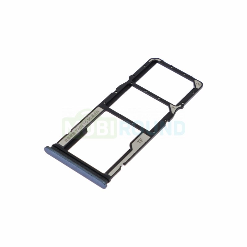 Держатель сим карты (SIM) для Xiaomi Redmi 13C 4G / POCO C65 4G, синий