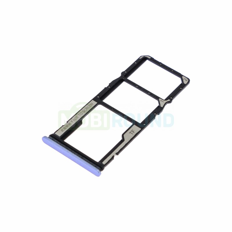 Держатель сим карты (SIM) для Xiaomi Redmi 13C 4G / POCO C65 4G, фиолетовый