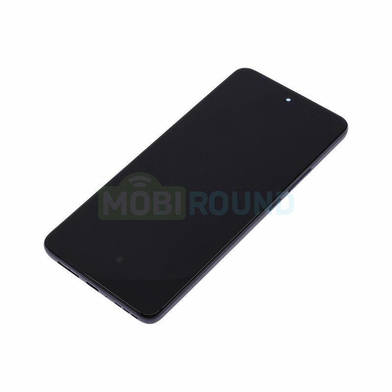 Дисплей для Motorola Edge 30 (в сборе с тачскрином) в рамке, черный