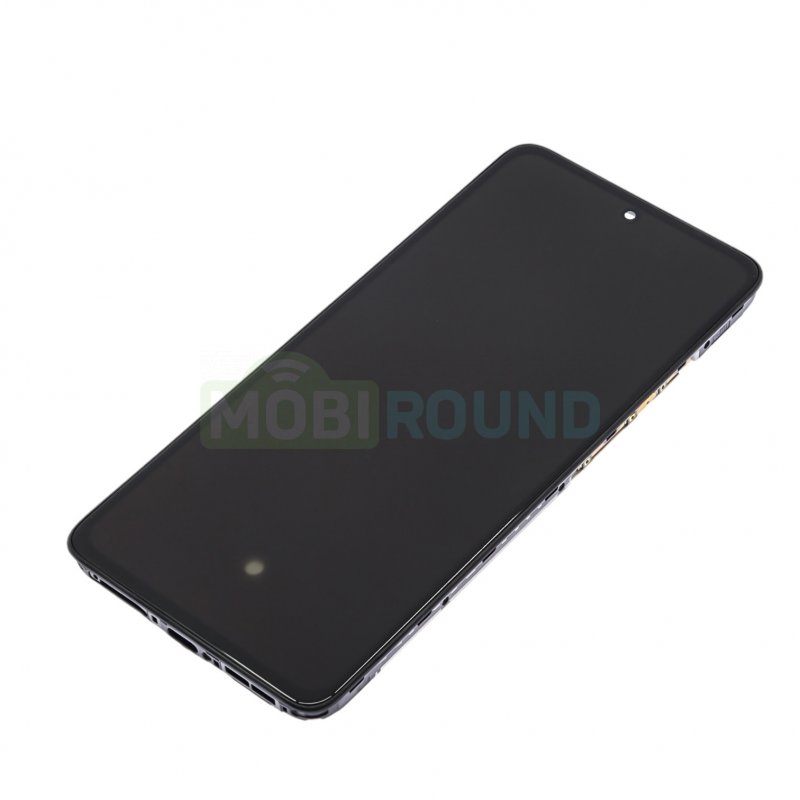 Дисплей для Xiaomi Redmi Note 14 4G (в сборе с тачскрином) в рамке, черный, AAA