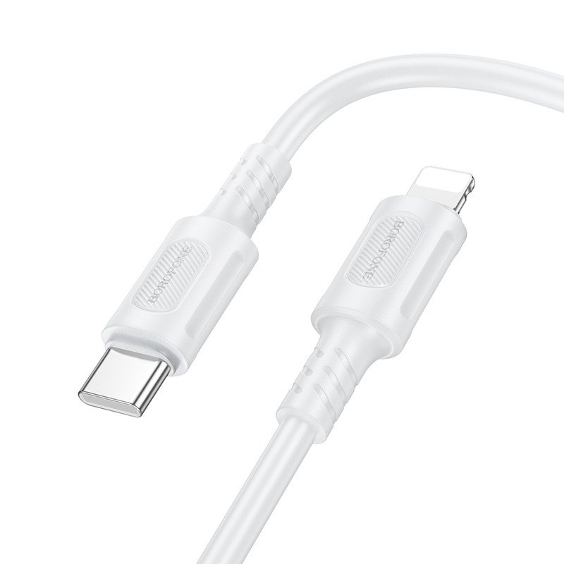 Дата-кабель Borofone BX111 Type-C-Lightning (3 А) 1 м, белый