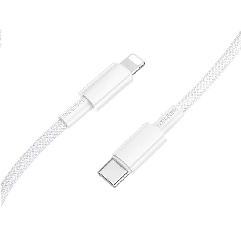 Дата-кабель Hoco X117 Lightning-Type-C, 1 м, белый