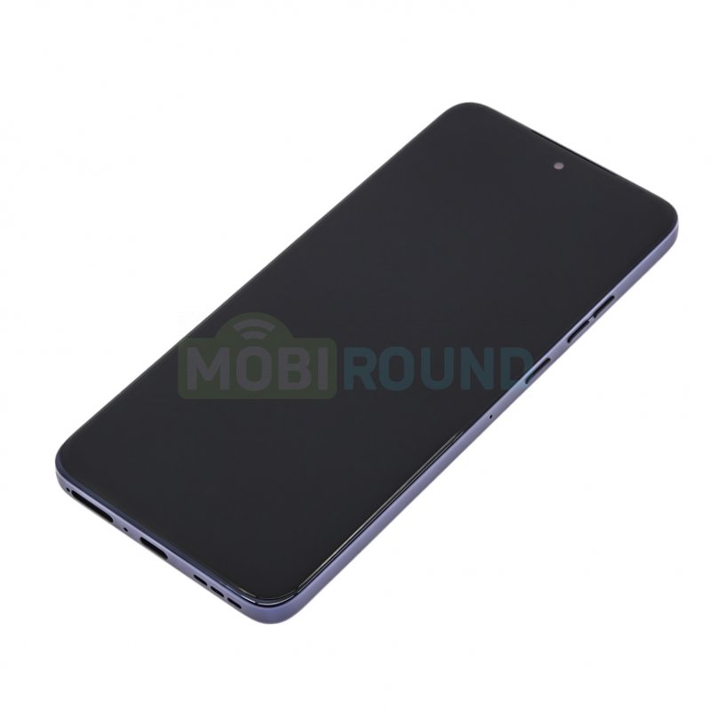 Дисплей для Motorola Edge 50 Neo (в сборе с тачскрином) в рамке, черный, AAA