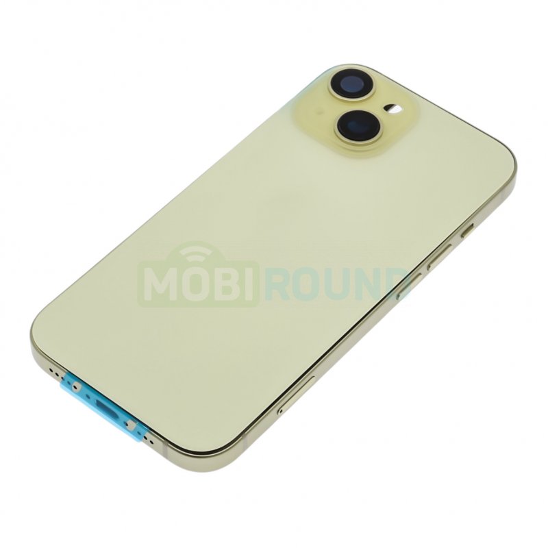 Корпус для Apple iPhone 15, желтый, AA