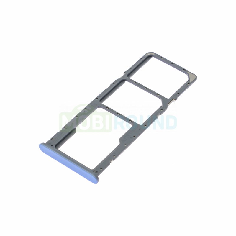 Держатель сим карты (SIM) для Realme Note 60 4G / Note 60x 4G, голубой