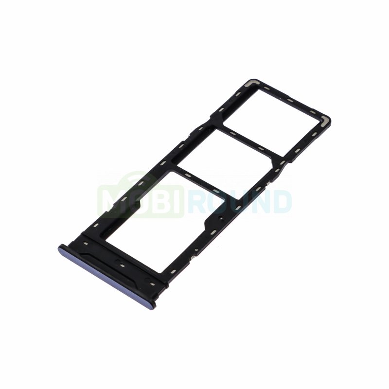 Держатель сим карты (SIM) для Tecno Spark 20 Pro 4G, синий