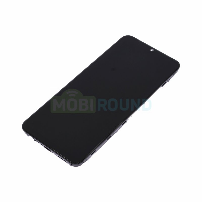 Дисплей для Vivo Y35 5G (в сборе с тачскрином) в рамке, черный, AAA