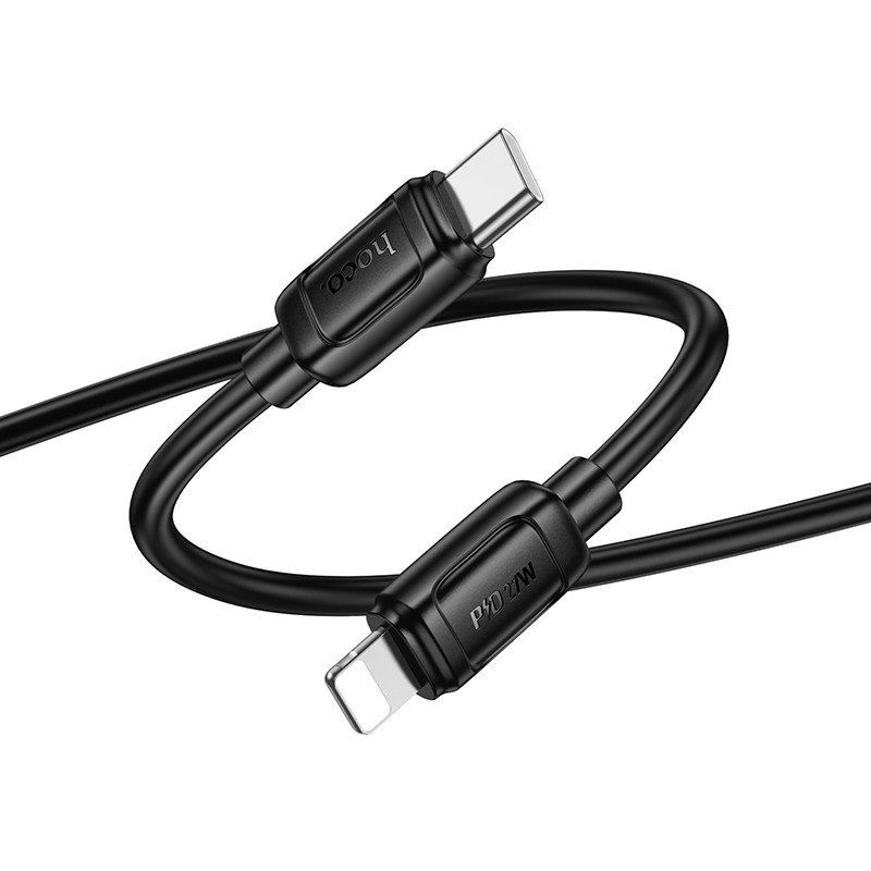 Дата-кабель Hoco X115 Type-C-Lightning, 1 м, черный