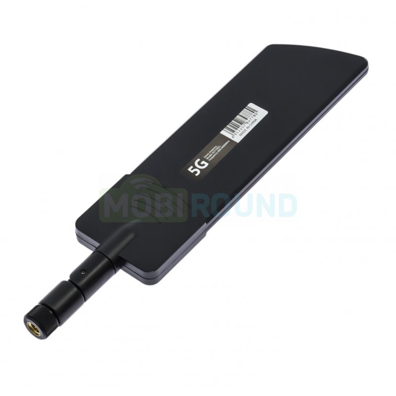 Антенна GSM/4G/5G/Wi-Fi 600-6000 МГц КСВ 1.5 разъем SMA-J поворотный, черный, 18 дБи