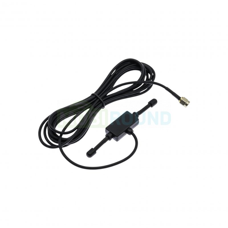 Антенна GSM 900-1800 МГц Ruichi КСВ 1.5 разъем SMA-J на кабеле RG174 3 м (3.5 дБи)