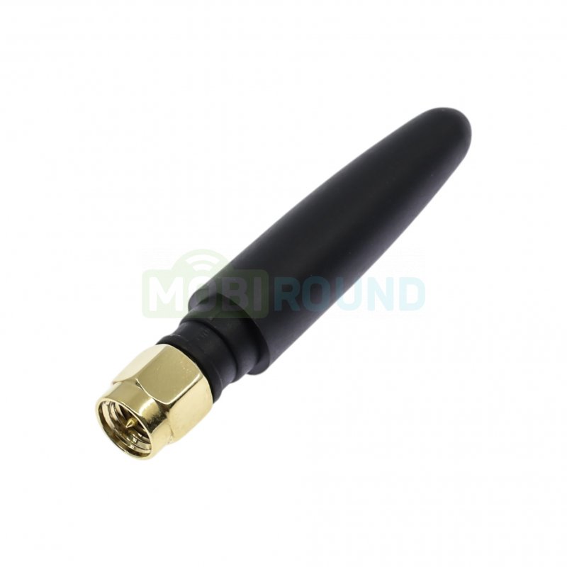 Антенна Wi-Fi 2.4 ГГц КСВ 1.5 разъем SMA-J (2.5 дБи) (5 см)
