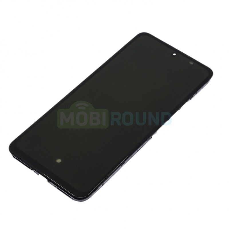 Дисплей для Realme 12 Plus 5G (в сборе с тачскрином) в рамке, черный, AAA