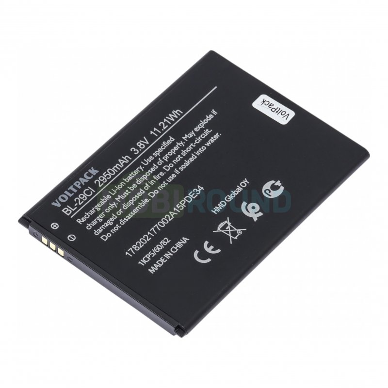 Аккумулятор VoltPack для Itel A25 / Nokia C21 / C20 и др. (BL-29CI) 3020 мАч