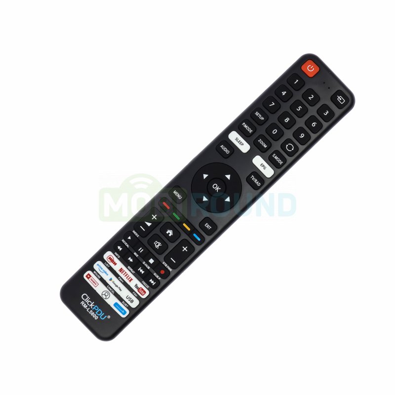 Пульт универсальный ClickPDU для Blaupunkt / Skyworth (RM-L5800) черный