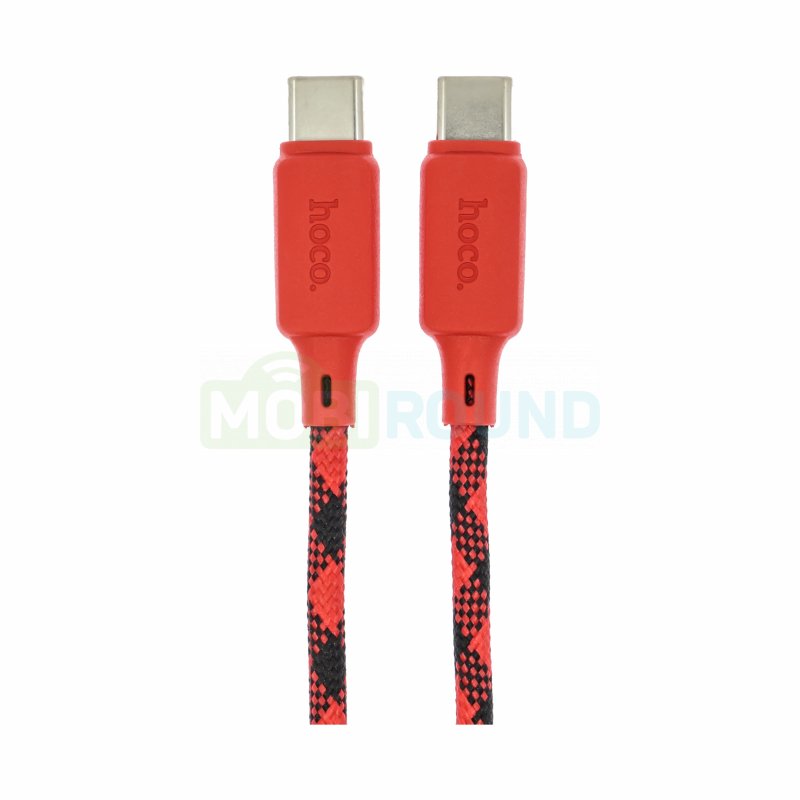 Дата-кабель Hoco X116 Type-C-Type-C, 1 м, красный
