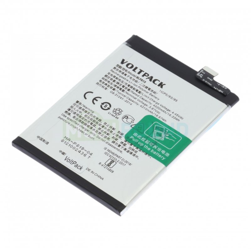 Аккумулятор VoltPack для OPPO Reno 5 4G / Reno 6 (BLP819) 4310 мАч