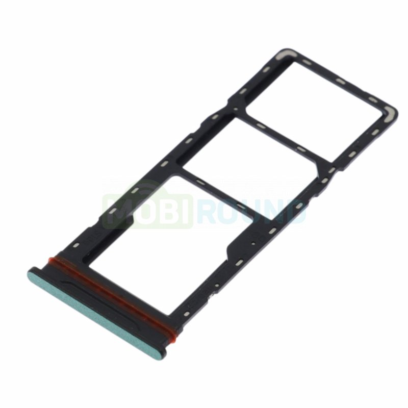 Держатель сим карты (SIM) для Tecno Pova 6 4G, зеленый