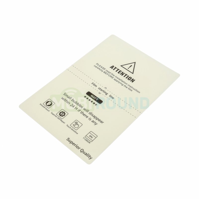 Полиуретановая пленка для Apple iPad Air 11.0 (2024) матовая, Толщина: 0.18 мм