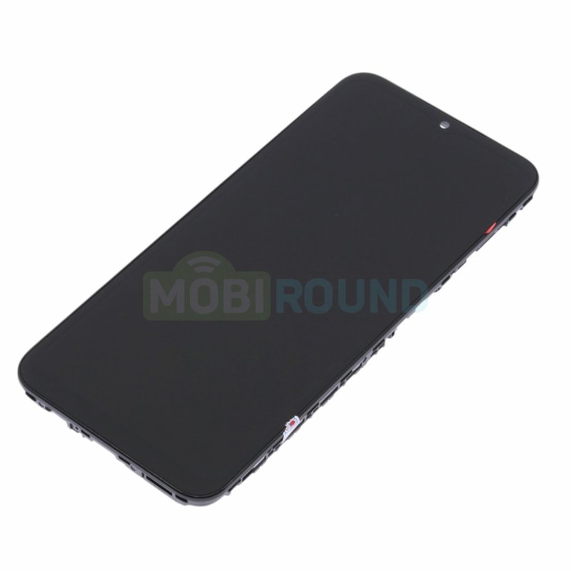 Дисплей для Samsung A145F Galaxy A14 4G (в сборе с тачскрином) в рамке, черный, AAA