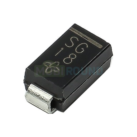 Диод VISHAY импульсный SMD 400 В/1 А (S1G (DO-214AC)/SG)