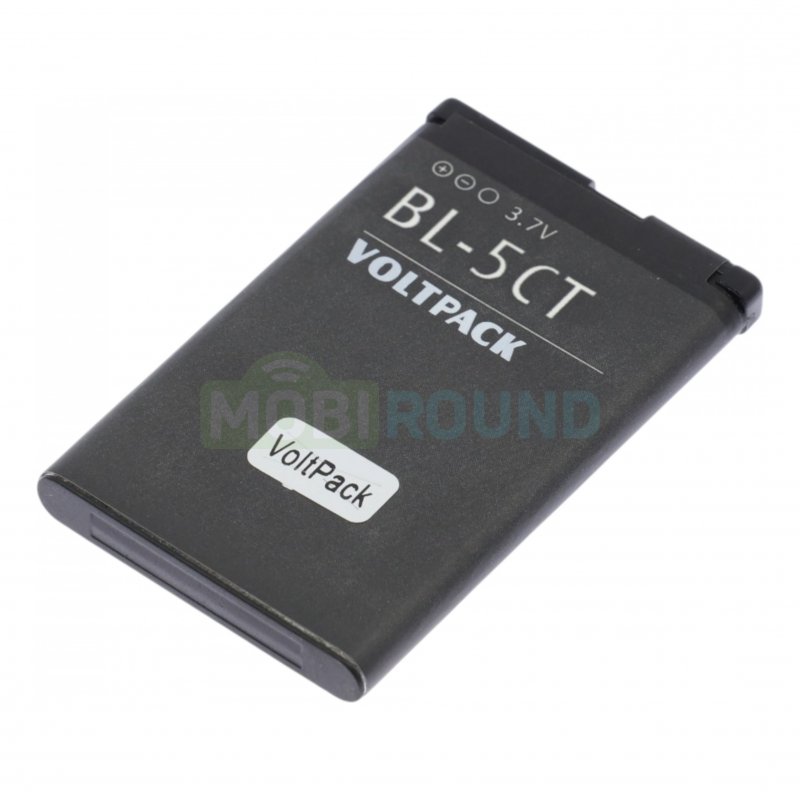 Аккумулятор VoltPack для Nokia 3720 Classic / 5220 XpressMusic / 6303 Classic и др. (BL-5CT) 1050 мАч