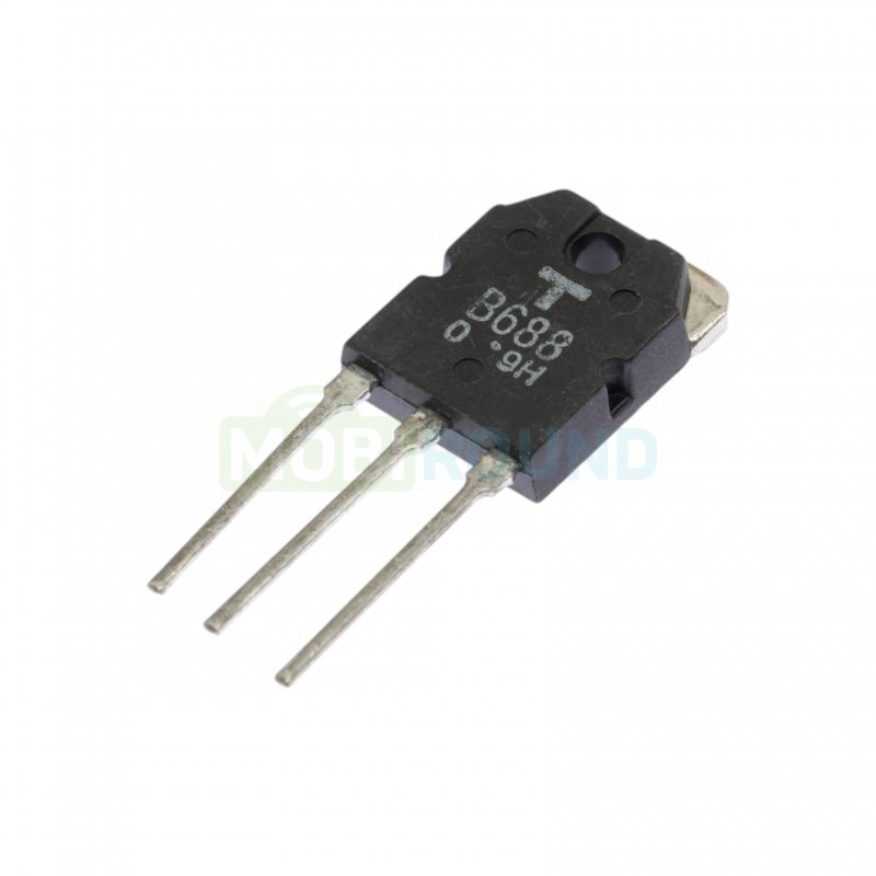Биполярный транзистор TOSHIBA PNP 120 В/8 А hFE-80-160 (2SB688-O (TO-3P))