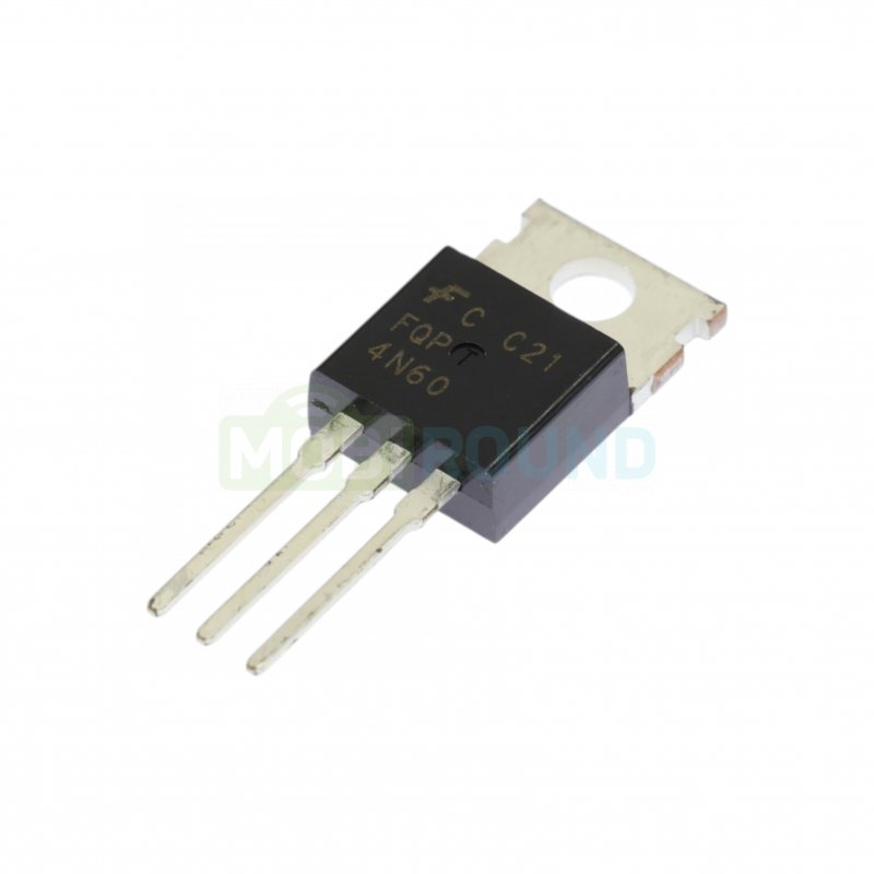 Полевой транзистор ONS N-MOSFET 600 В/4.4 А (FQP4N60C (TO-220))
